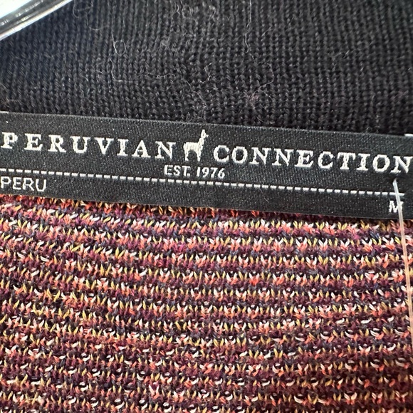 Peruvian Connection Multicolor Knit Sweater size medium - Picture 4 of 5